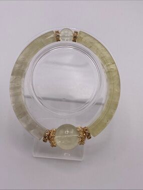 Citrine Half-Bangle Bracelet - The Gem Studio
